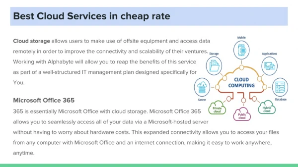 Best Cloud Services in cheap rate in UK