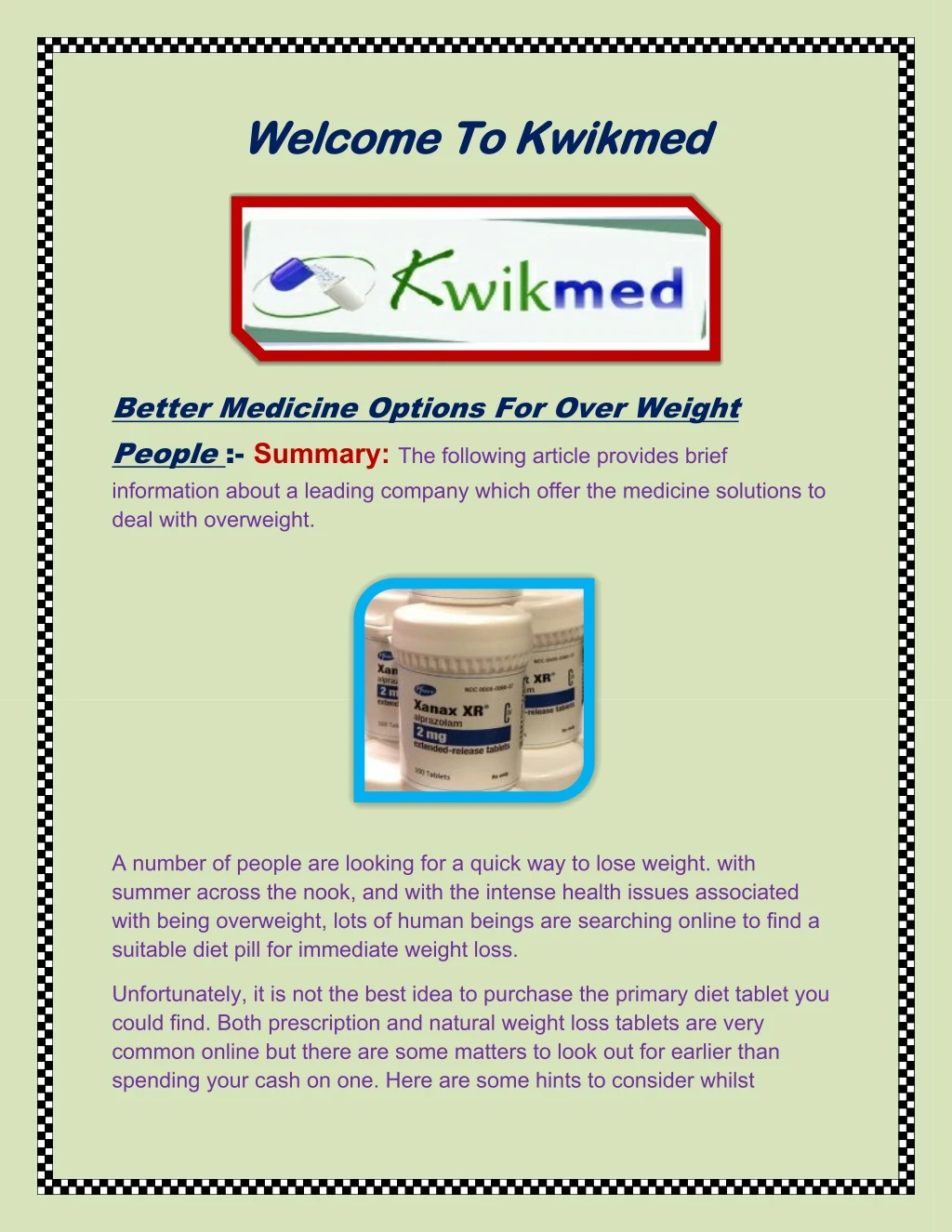 welcome to kwikmed welcome to kwikmed