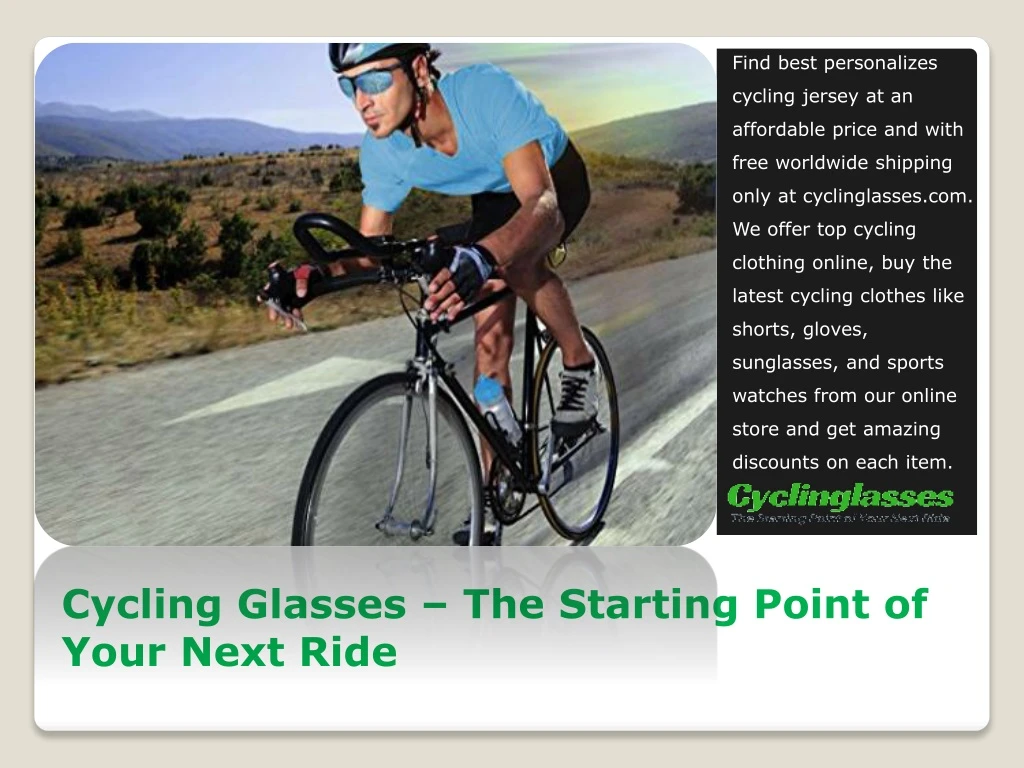 cycling glasses the starting point of your next ride