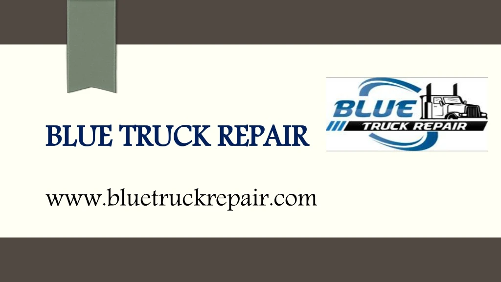 blue truck repair