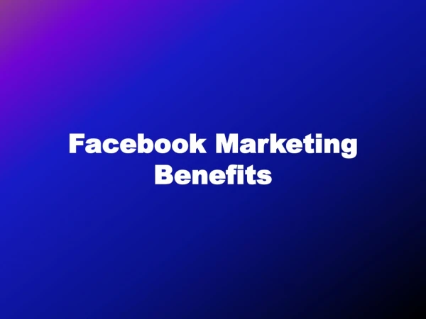 Benefits of Facebbok Marketing | Movesoft- Facebook marketing company in Pune