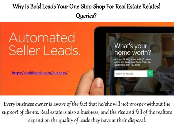 why is bold leads your one why is bold leads your