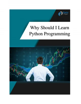 7 Reasons Why Should I Learn Python Programming - slide 1
