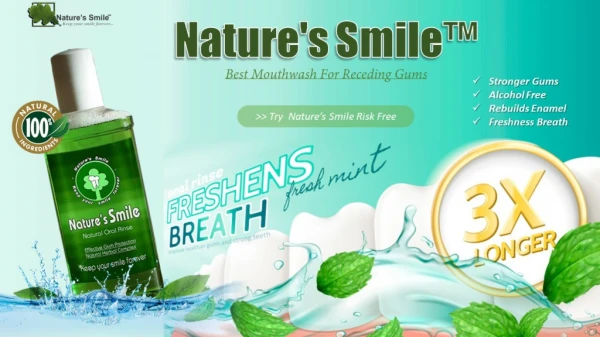 Receding Gum Mouthwash