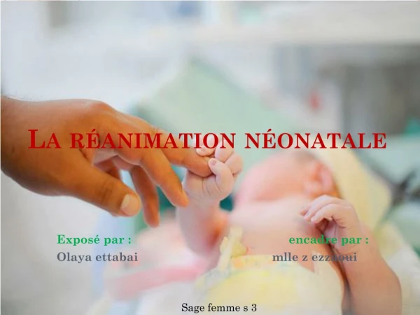 réanimation neonatale