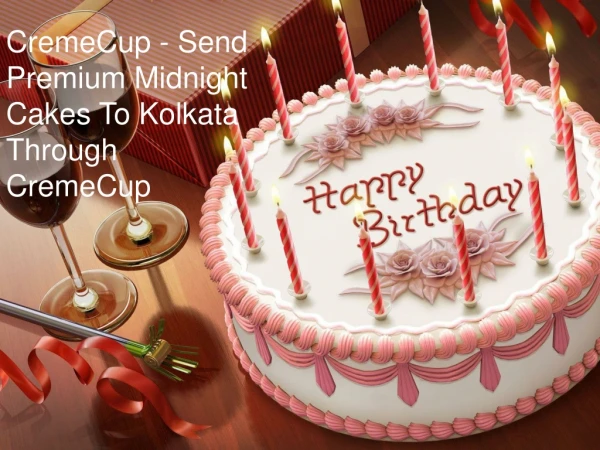 Send Premium Midnight Cakes To Kolkata Through CremeCup