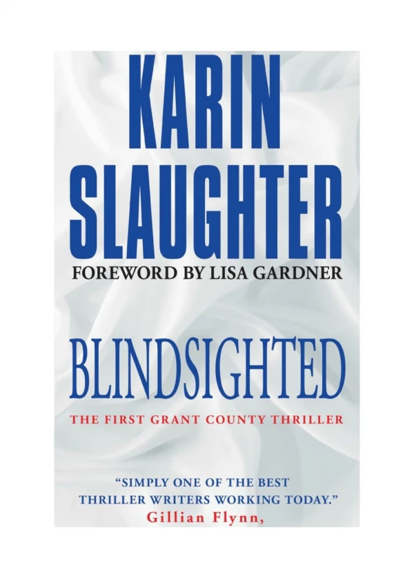 [PDF] Blindsighted By Karin Slaughter Free Downloads