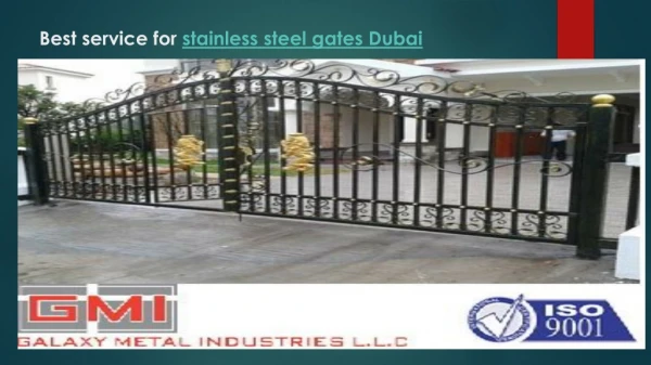 Best service for stainless steel gates dubai galaxymetaldubai
