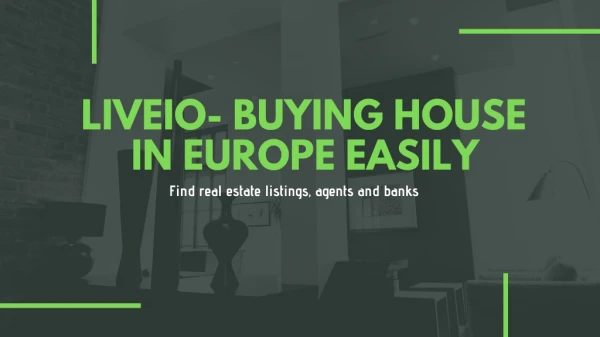 Buying House in Europe