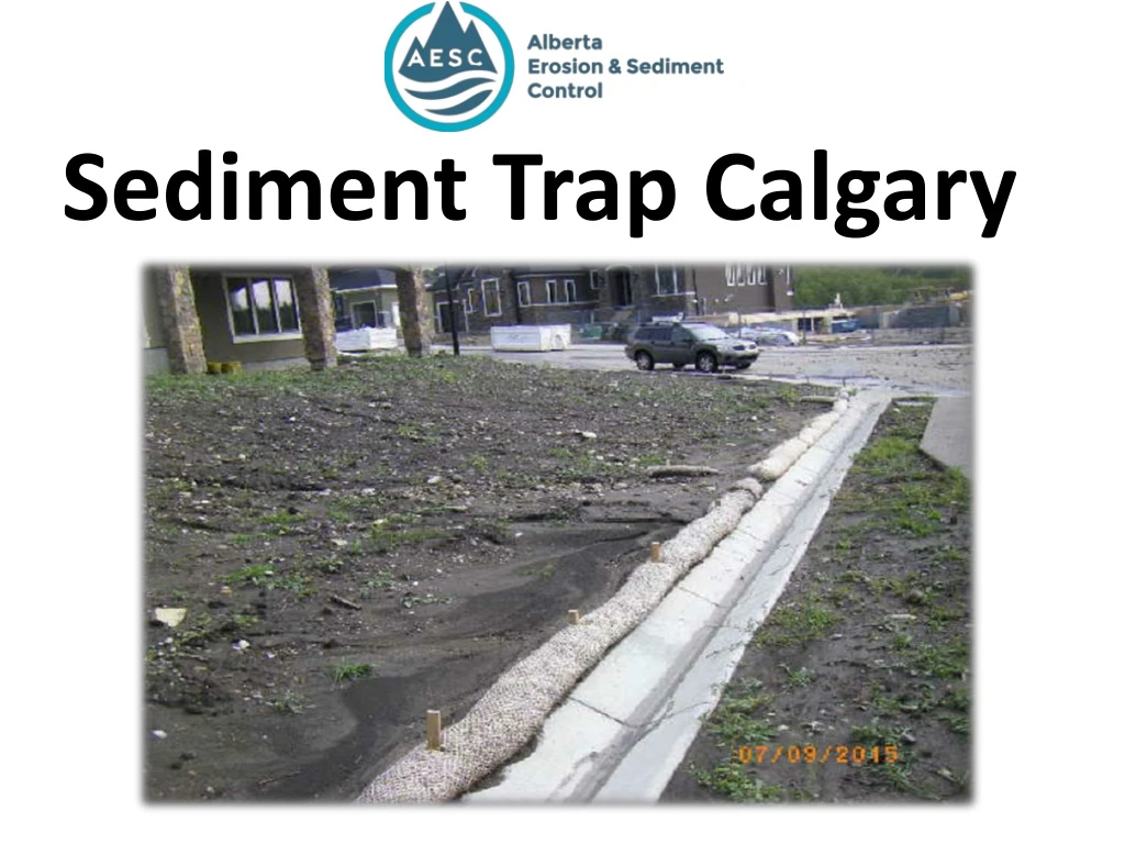 sediment trap calgary