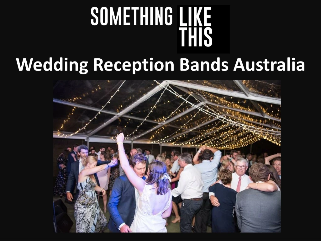 wedding reception bands australia