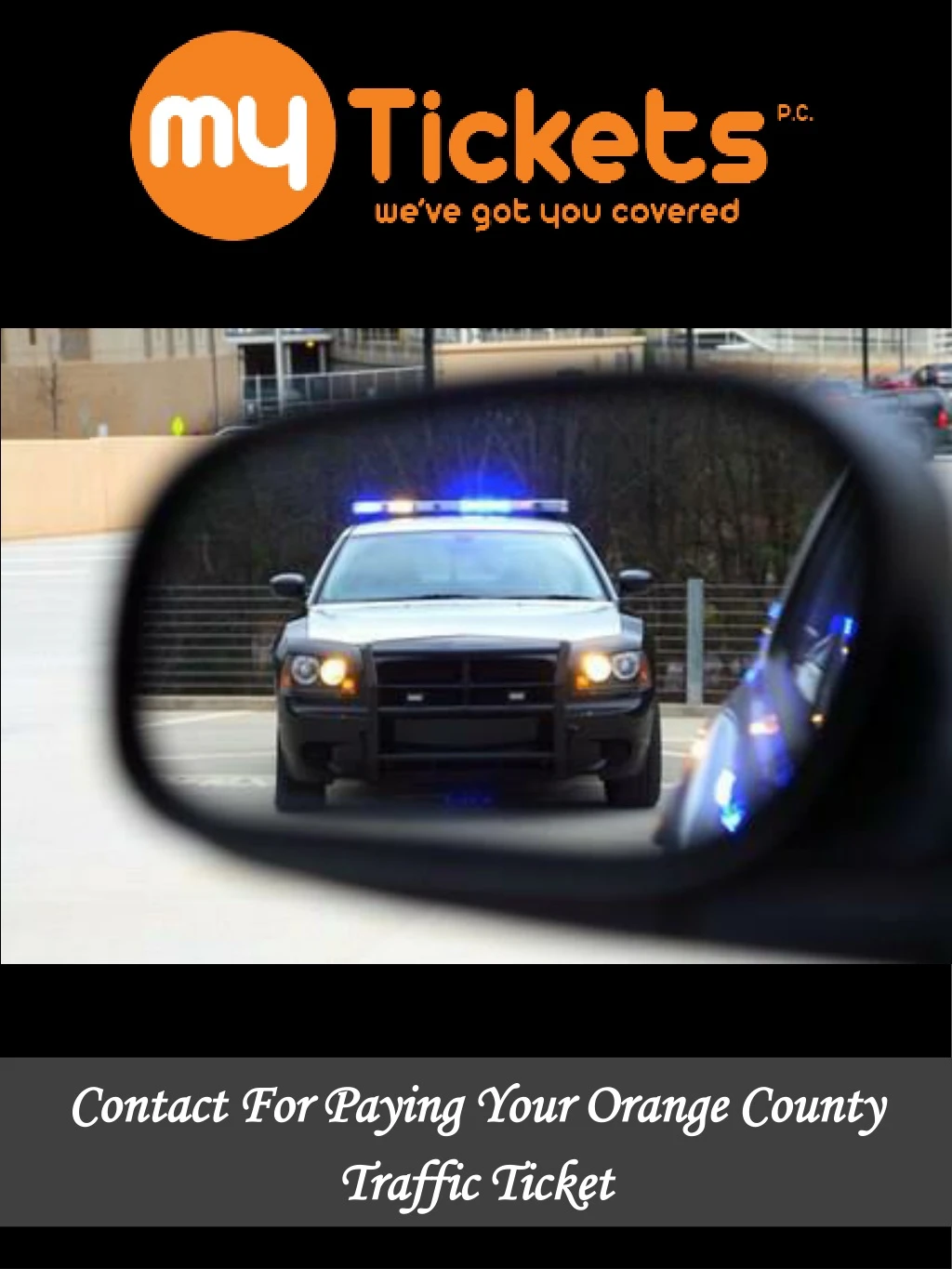 contact for paying your orange county traffic ticket