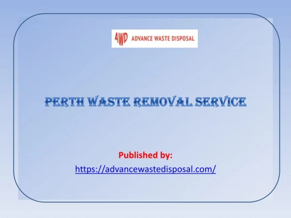 Perth Waste Removal Service