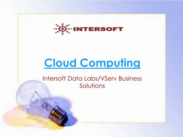 Cloud Computing | Manage Windows Azure - Intersoft / VServ