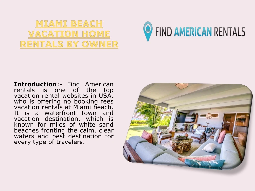 miami beach vacation home rentals by owner