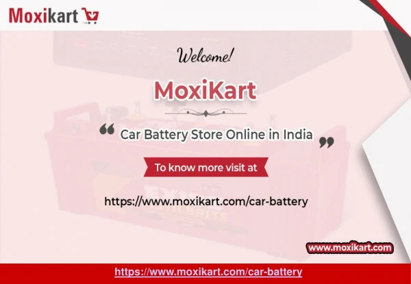 Car Battery Online in India