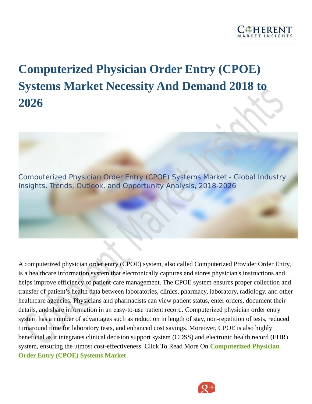 computerized physician order entry cpoe systems