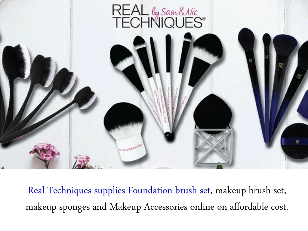 real techniques supplies foundation brush