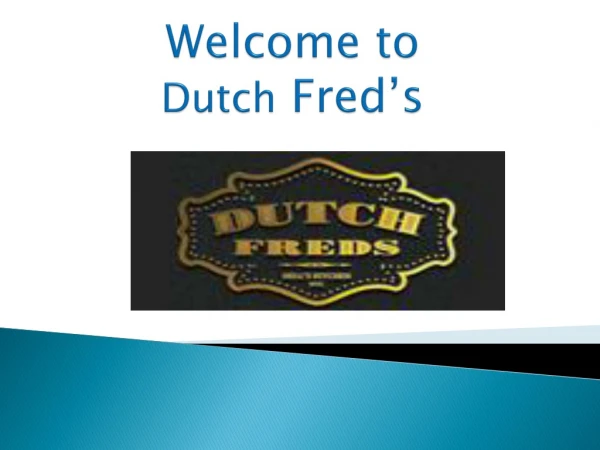 Private Events Midtown - Dutch Freds