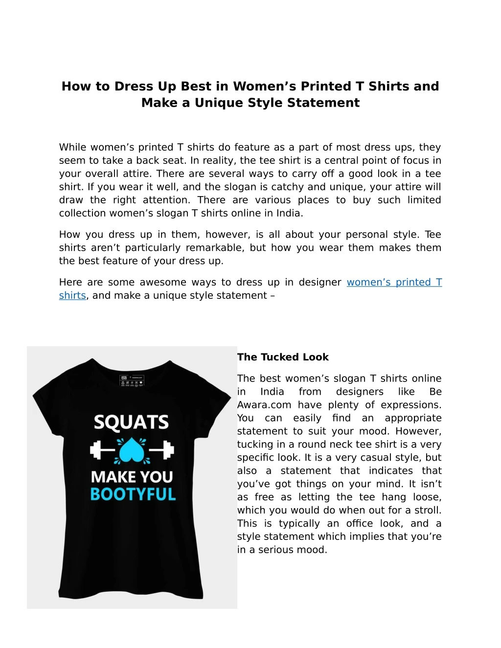 how to dress up best in women s printed t shirts