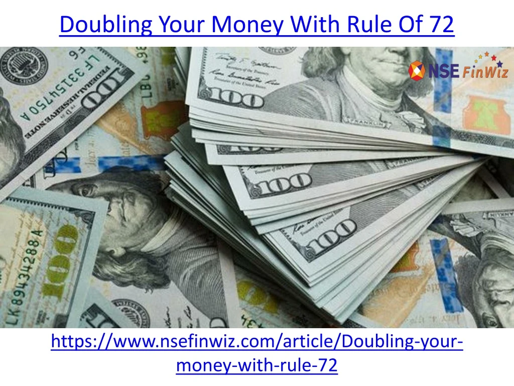 doubling your money with rule of 72