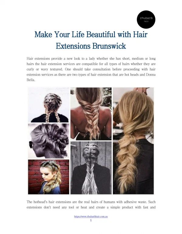 Make Your Life Beautiful with Hair Extensions Brunswick