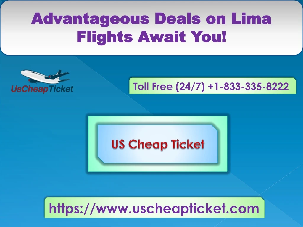 advantageous deals on lima flights await you