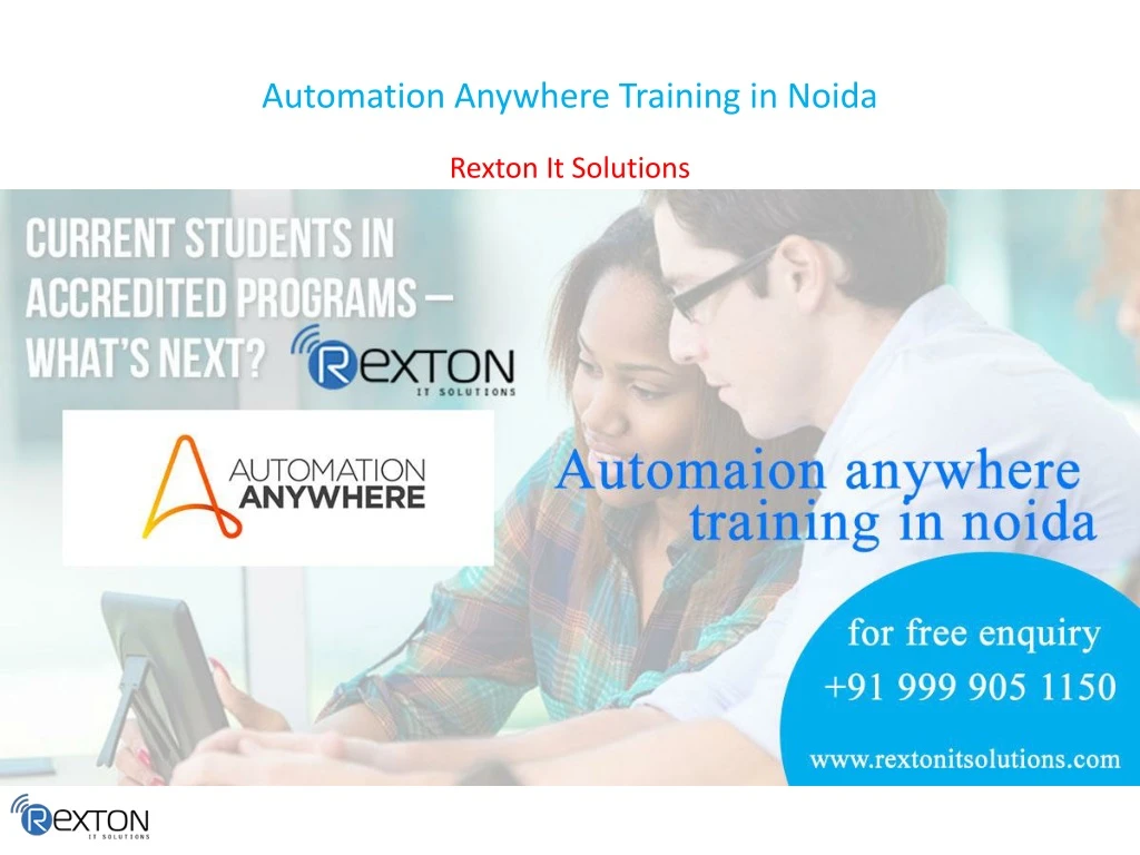 automation anywhere training in noida