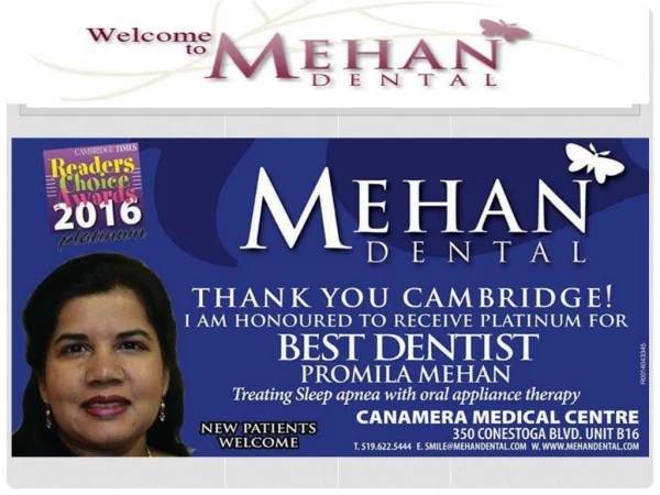 Mehan Dental Offers Consistent Dental Care Cambridge