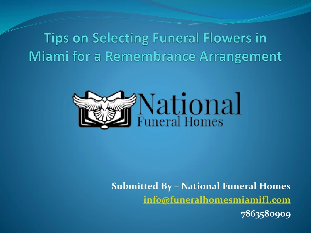 submitted by national funeral homes
