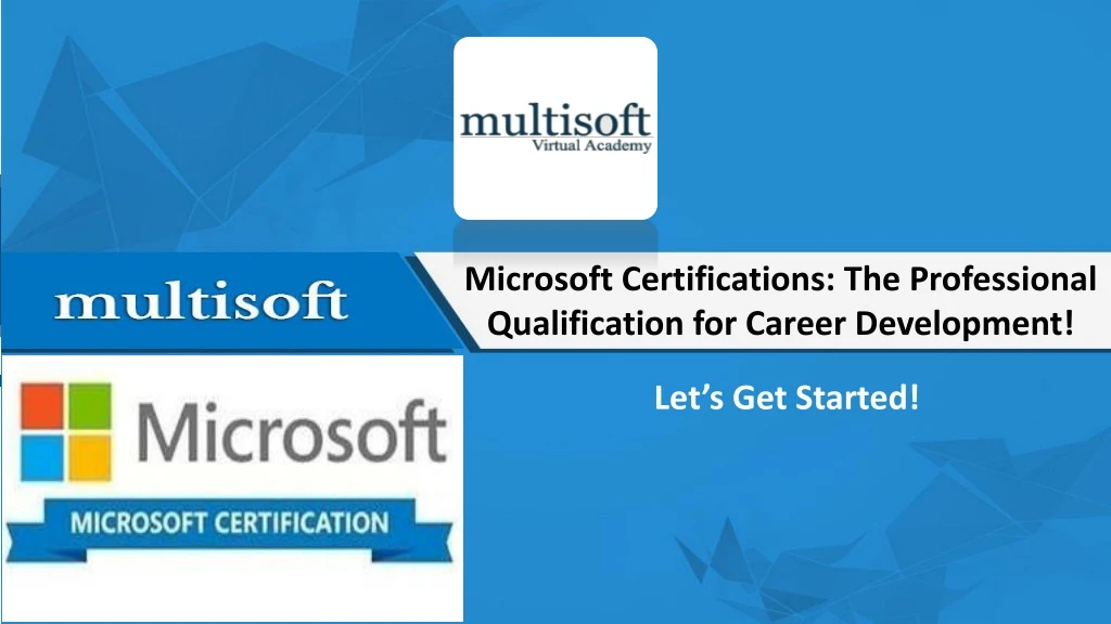 microsoft certifications the professional qualification for career development