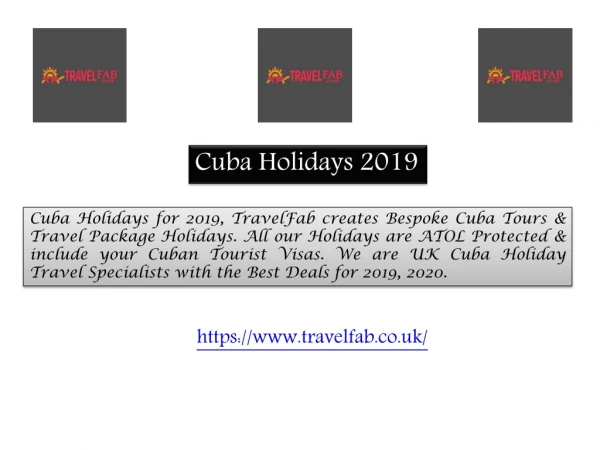 Cuba Holidays 2019