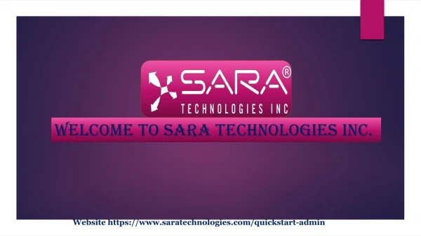 welcome to sara technologies inc