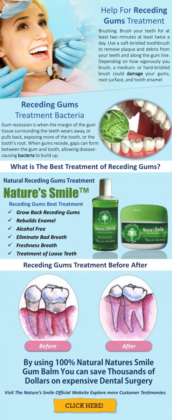 Receding Gums Treatment Bacteria