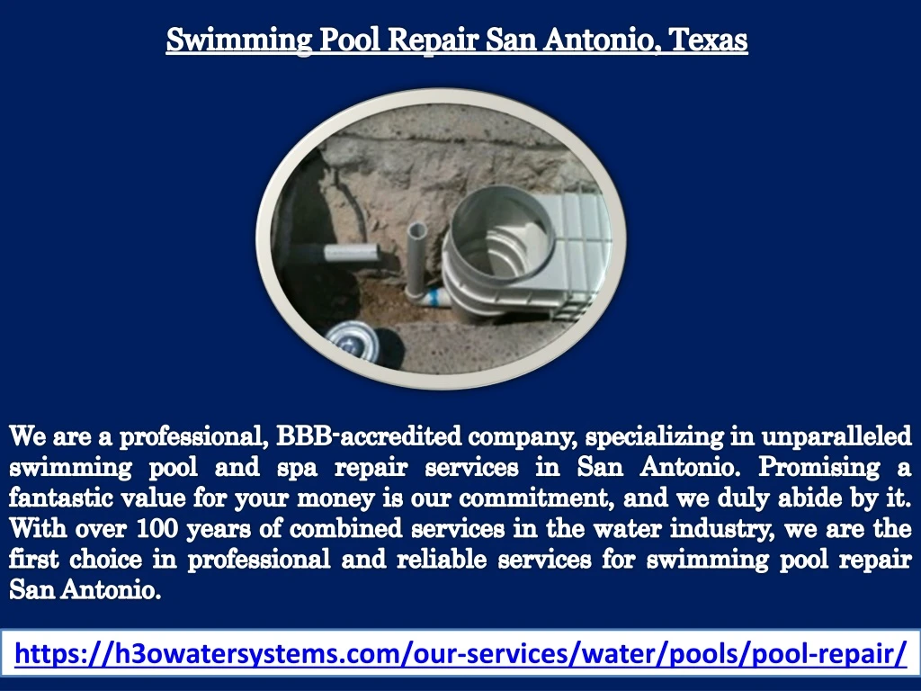 swimming pool repair san antonio texas