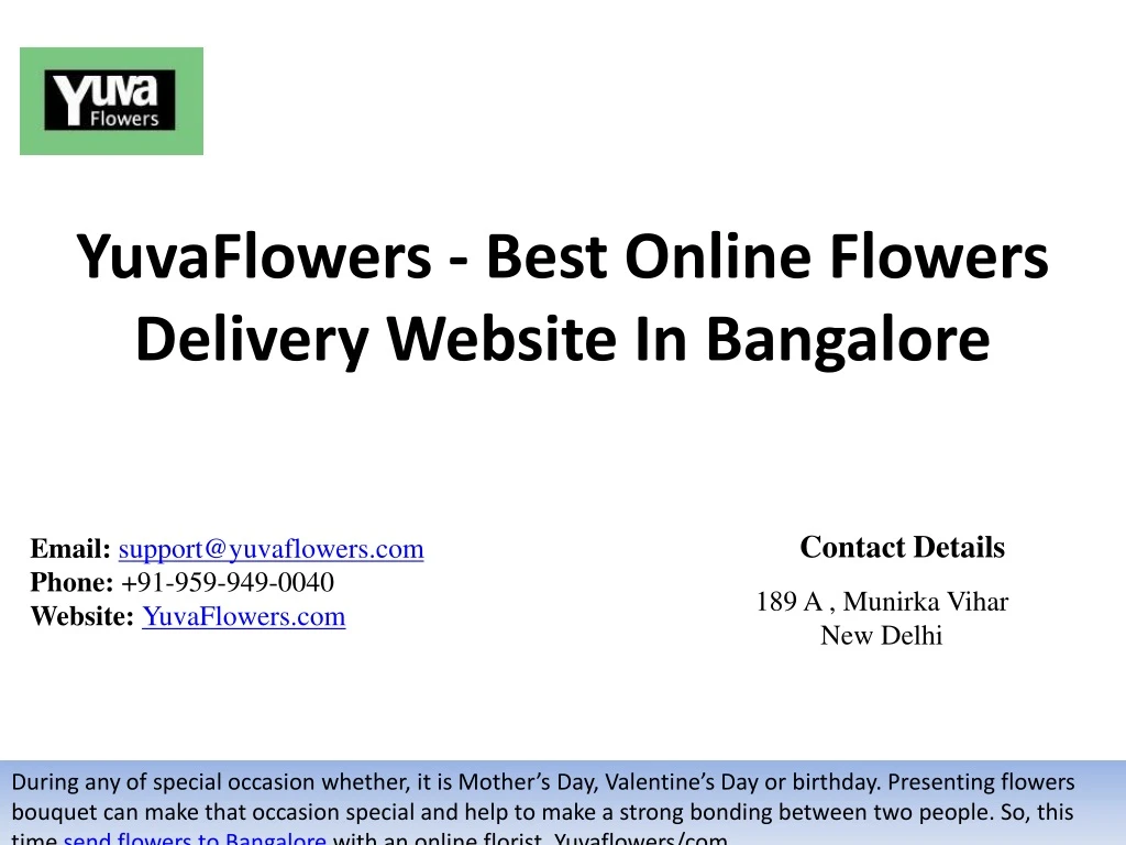 yuvaflowers best online flowers delivery website in bangalore