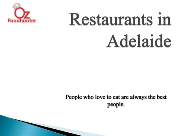 Food delivery Adelaide | takeaway Adelaide