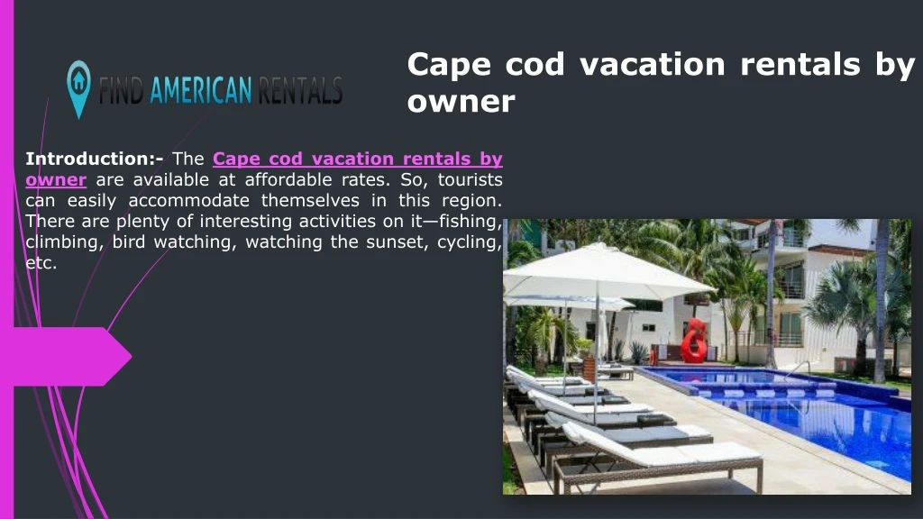 cape cod vacation rentals by owner