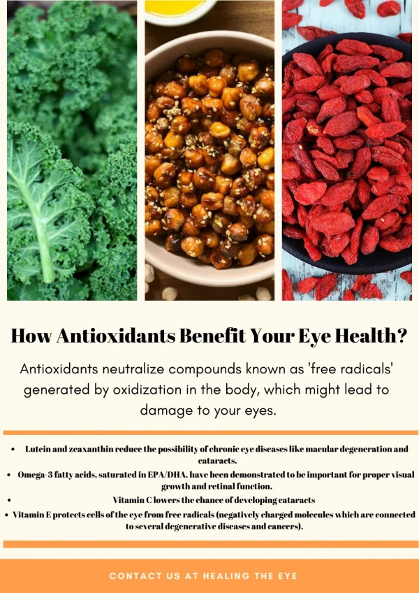Antioxidants Benefit Your Eye Health