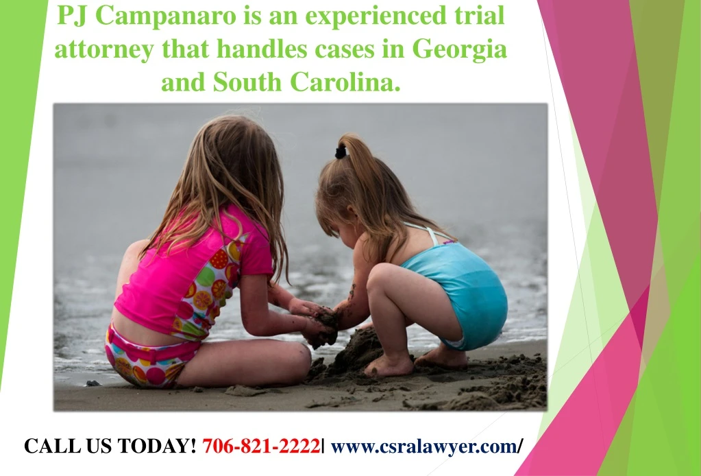 pj campanaro is an experienced trial attorney