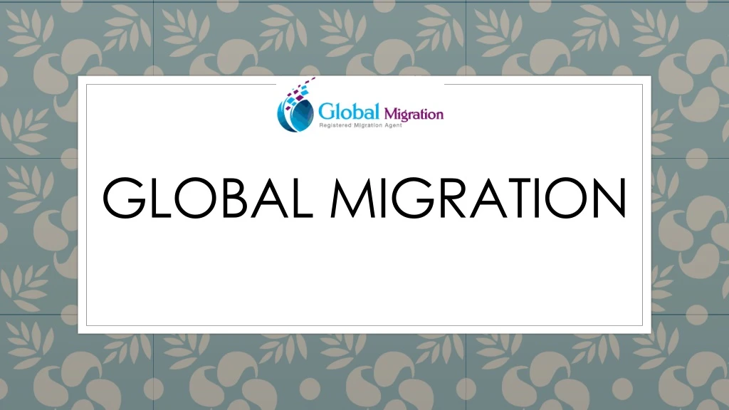 global migration