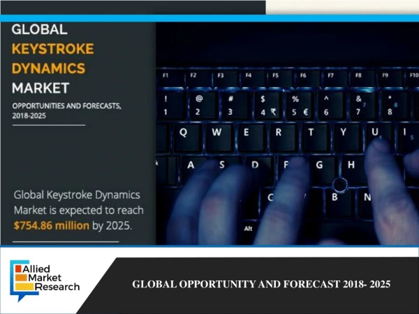 Keystroke Dynamics Market: Global Opportunity Analysis and Industry Forecast, 2018 - 2025