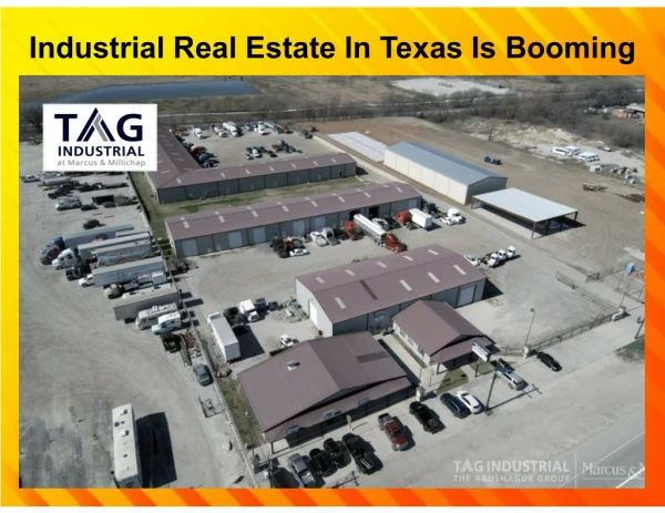 Industrial Real Estate In Texas Is Booming