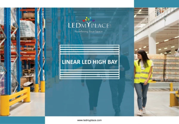 Linear LED High Bay Hanging Fixture - LEDMyplace