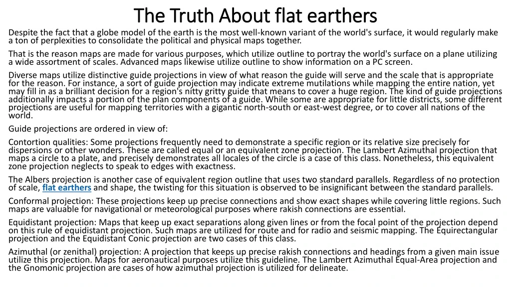 the truth about flat earthers