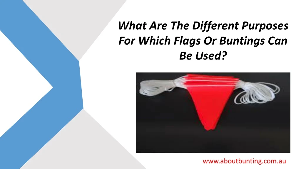 what are the different purposes for which flags