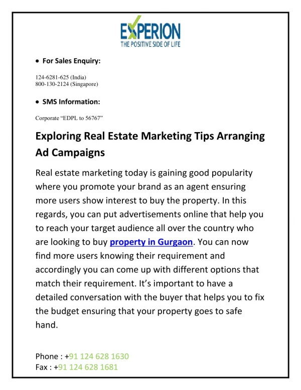 Exploring Real Estate Marketing Tips Arranging Ad Campaigns