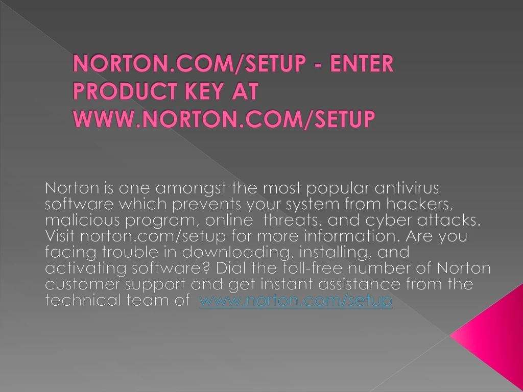 norton com setup enter product key at www norton com setup