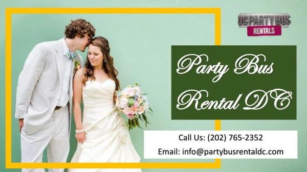 Wedding Trends for Modern Couples Tips by Party Bus Rental DC