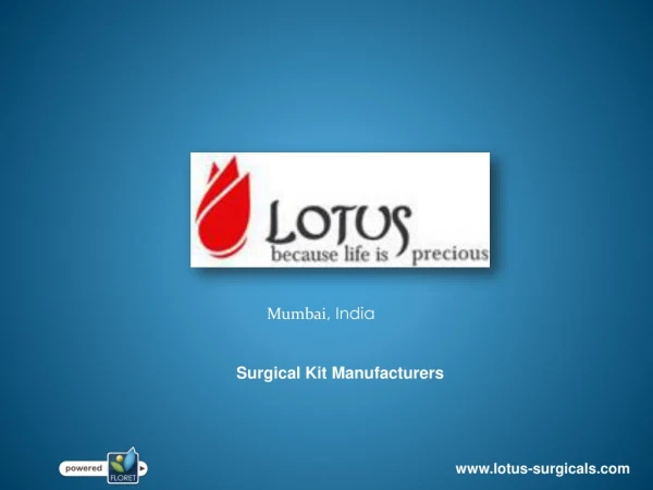 Surgical Kit Manufacturers